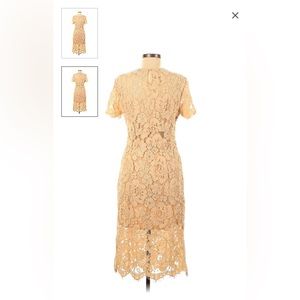 NSR yellow lace dress (large)